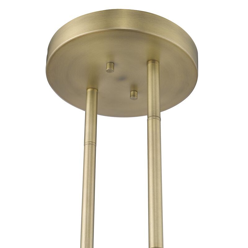 Hivvago Perret 2-Light Aged Brass Pendant