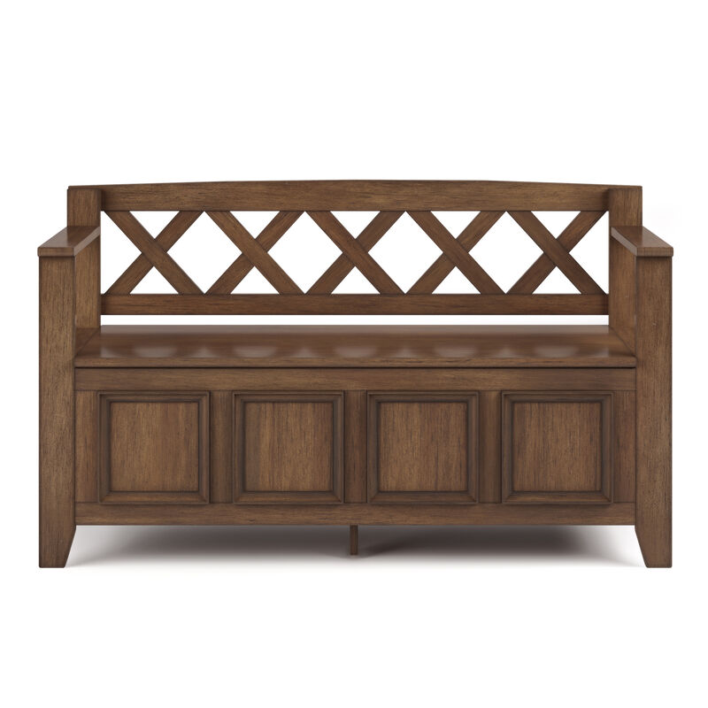 Simpli Home Amherst Entryway Storage Bench image number 2