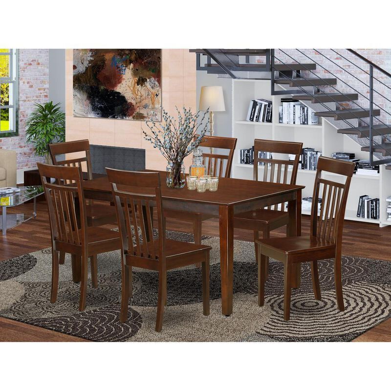 7 PC Dining room set for 6 - Dining Table and 6 Dining Chairs
