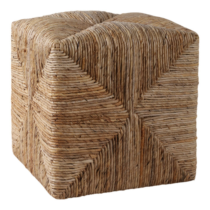 18x18" Rattan Square Ottoman