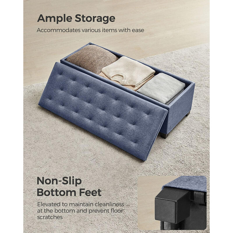 Storage Ottoman Bench for Organized Seating and Stylish Storage image number 6