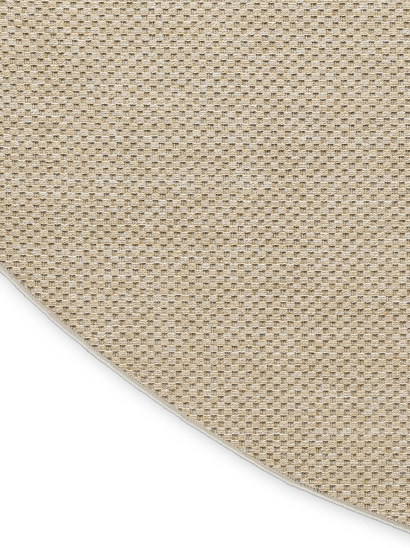 Tulum TLM03 Taupe 8' x Round Rug