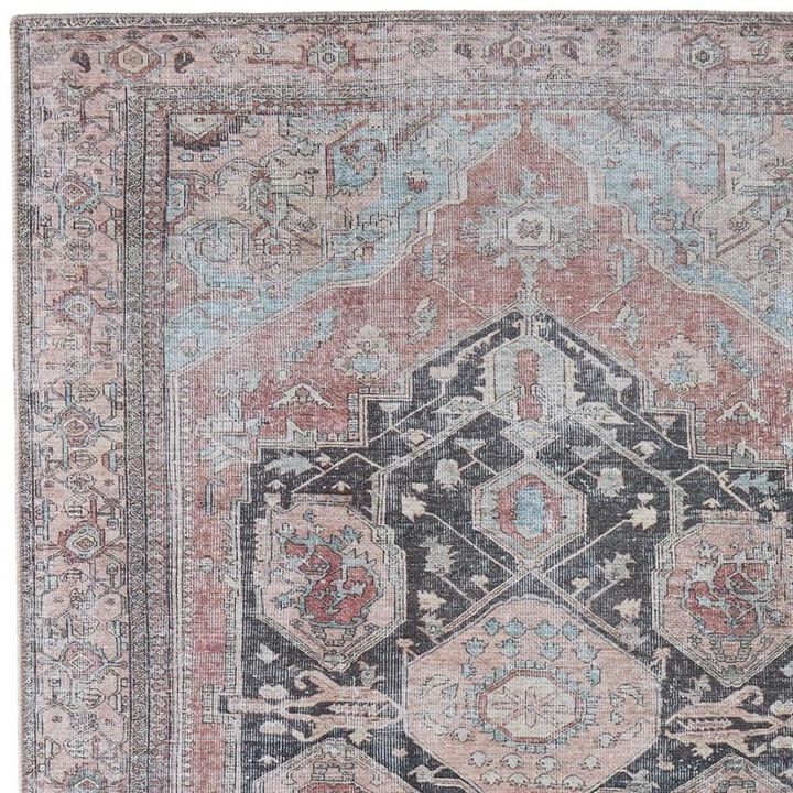 HomeRoots Abstract Area Rug