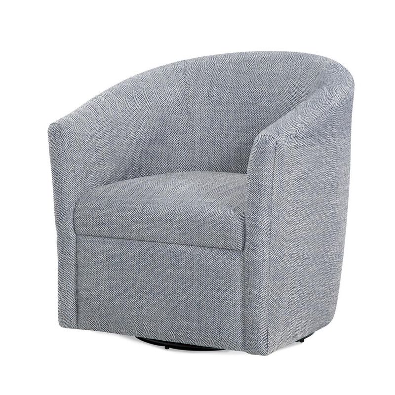 Comfort Pointe Lynton Swivel Chair - Indigo