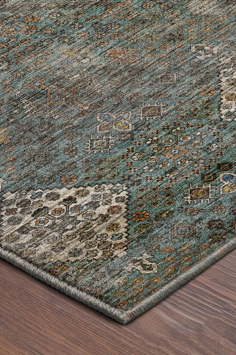 Aristo AR1 Teal 9' x 12' Rug image number 6