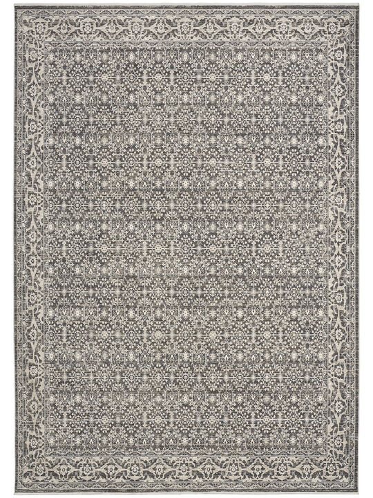 Shadows SHW04 Charcoal/Ivory 3'11" x 5'11" Rug
