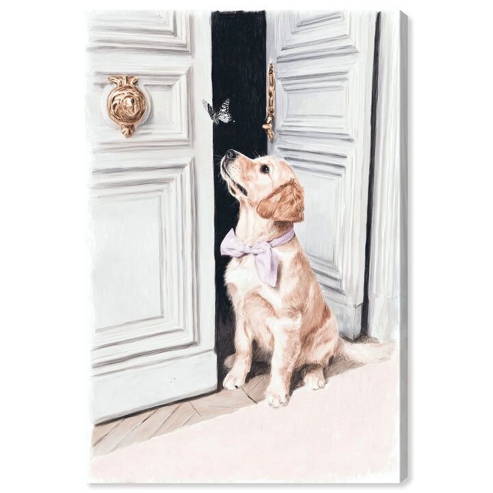 Butterfly Bowtie IV Animals Canvas Print by Art Remedy