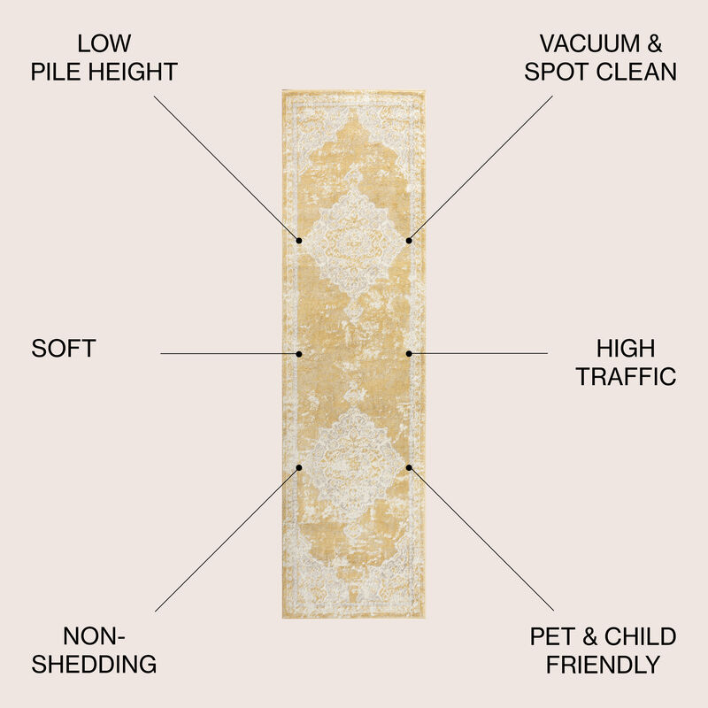 Alhambra Ornate Medallion Modern Area Rug