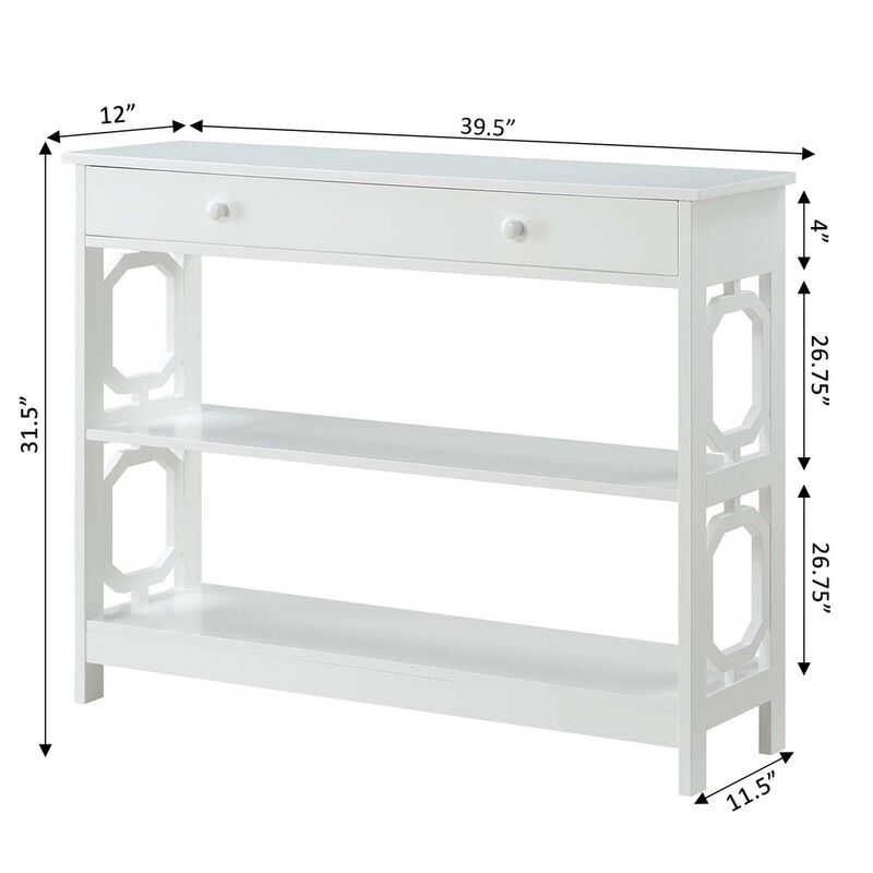 Convience Concept, Inc. Omega 1 Drawer Console Table