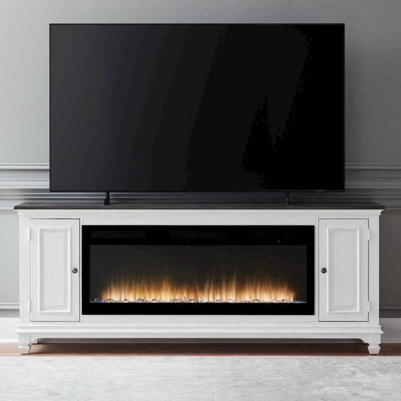 Liberty Furniture Heated LED Fireplace TV Consoles 80 Inch image number 8
