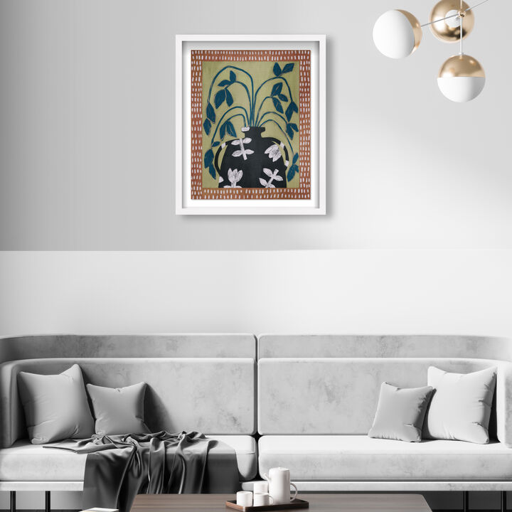 Quiet Growth Floral and Botanical Canvas Print by Oliver Gal