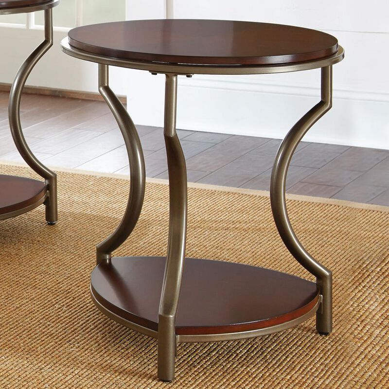Miles Round End Table