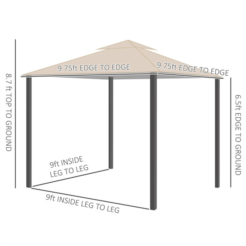 Waterproof Party Tent for Outdoor Celebration or Patio Events