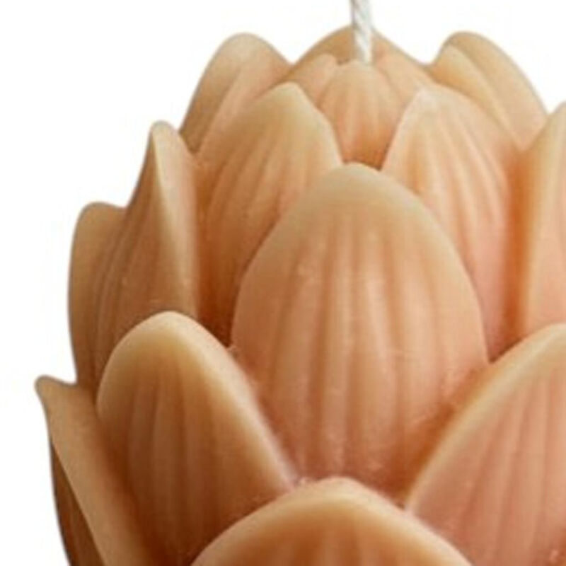HomeRoots 2" Unscented Dimensional Flower Candle image number 2