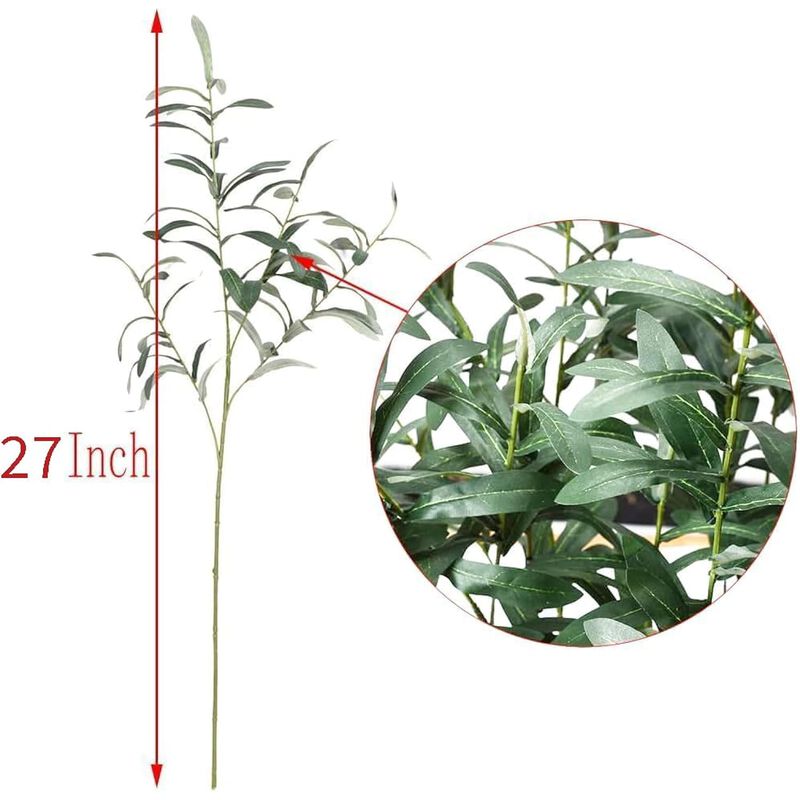2 Piece Artificial Hydrangea Flowers Vase Filler Mini Hygrangea image number 3