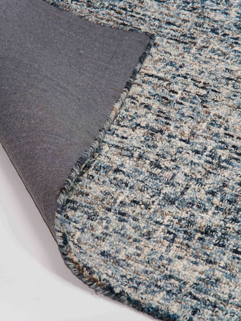 RUGSOTIC CARPETS HAND TUFTED WOOL ECO-FRIENDLY AREA RUGS  - Rectangle Shape, Dark & Blue, Solid Plain Design, High Pile  Handmade Anti Skid Area Rugs for Living Room, Bed Room (KWC111) image number 5