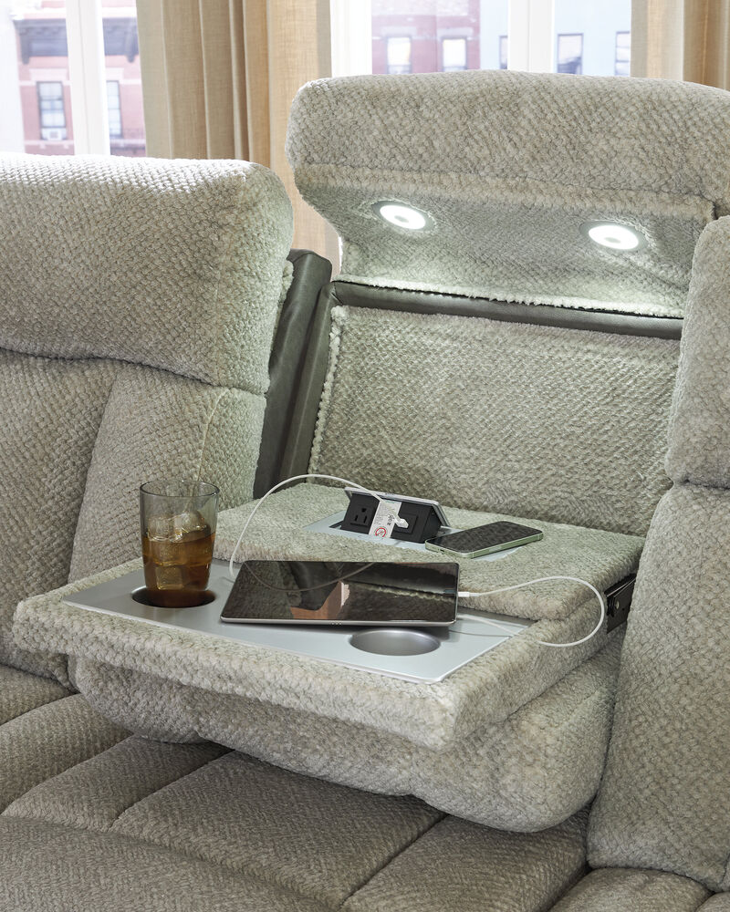 Stately Check Power Reclining Sofa image number 6