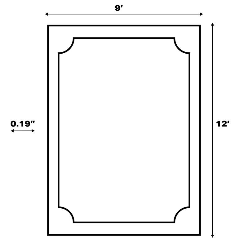 Wyatt Modern Rustic Abstract Indoor/Outdoor Shaped Area Rug