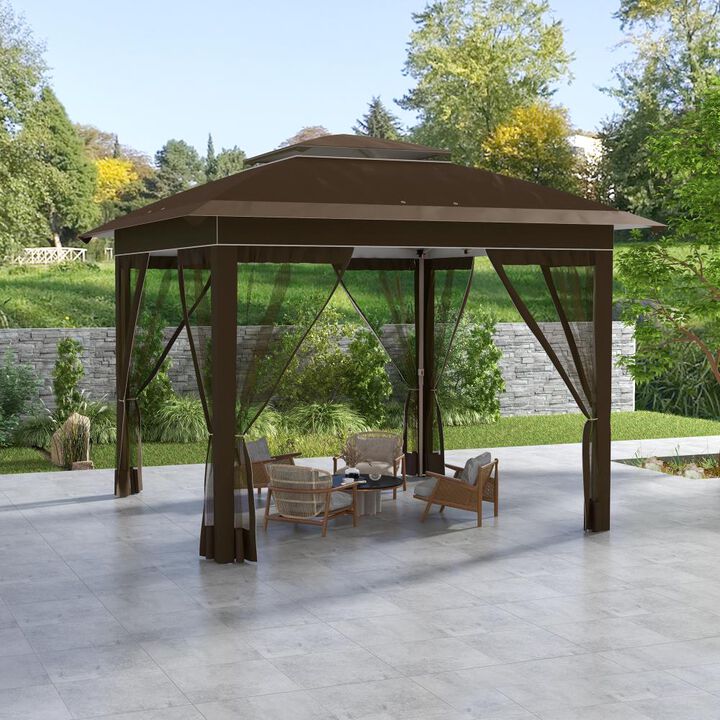 Hivvago 12' x 12' Instant Pop-Up Tent for Patio & Garden