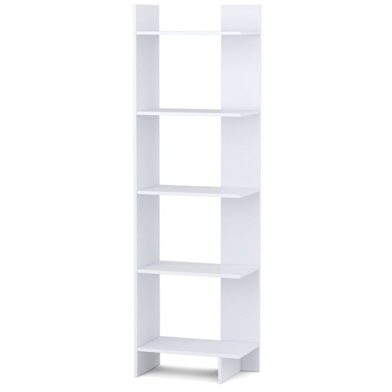 Hivago 5-tier Freestanding Decorative Storage Display Bookshelf