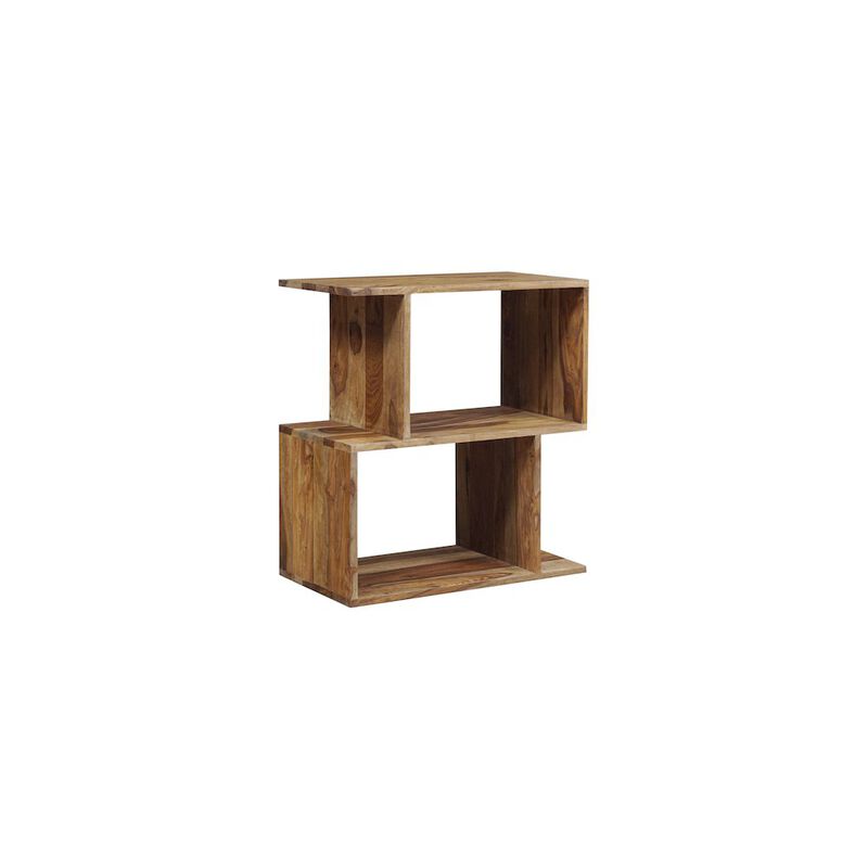 Porter Designs Urban Solid Sheesham Wood Bookcase, Natural