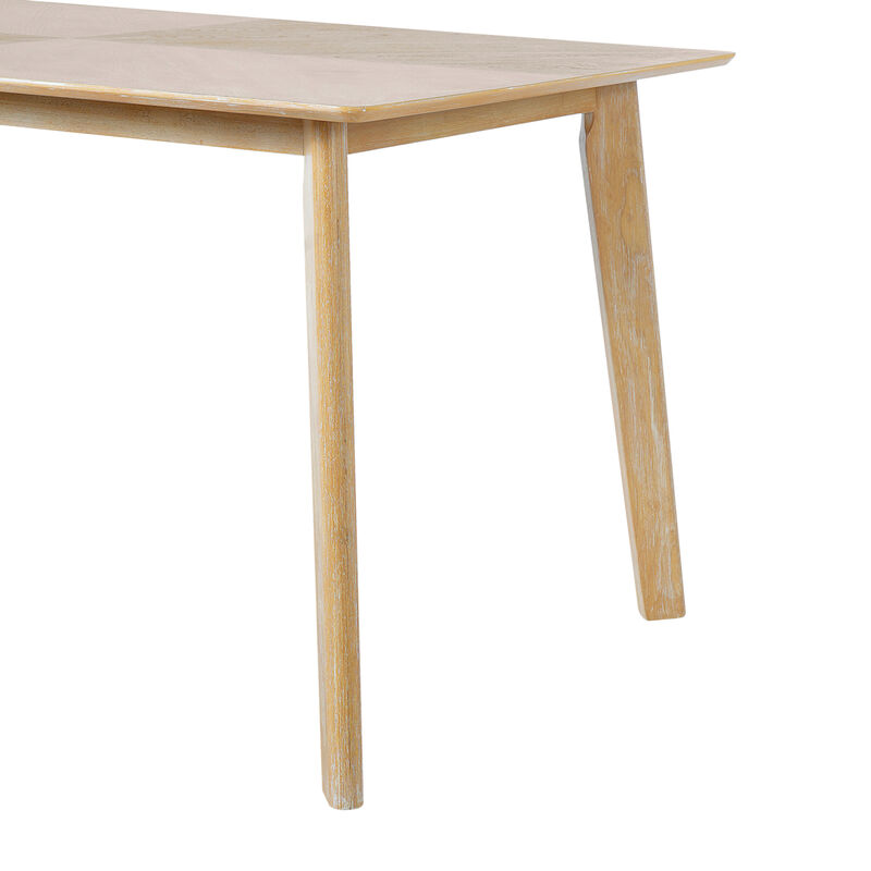 Merax Retro Dining Table, Kitchen Room Table for 6