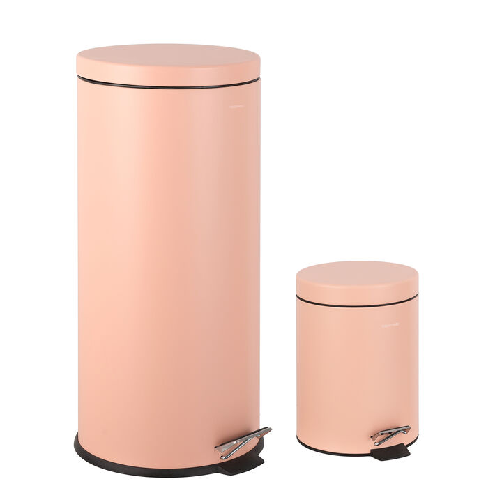 Oscar 8-Gallon Step-Open Trash Can with FREE Mini Trash Can