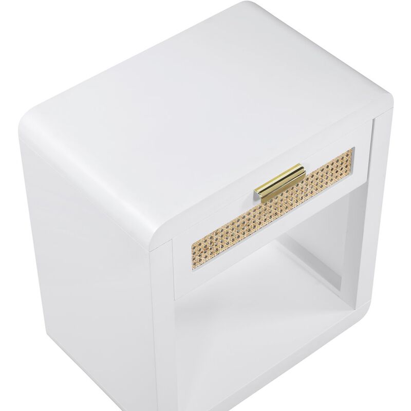 Meridian Furniture Langham White Night Stand