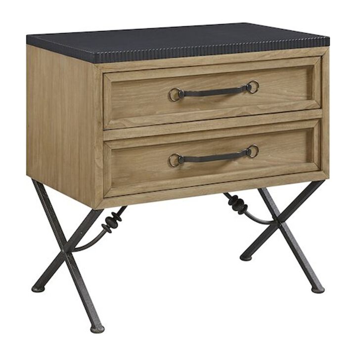 Magnolia 2 Drawer Nightstand - Cashew