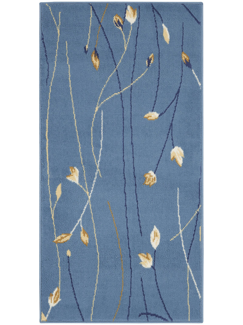 Grafix GRF15 Light Blue 2'3" x 10' Rug