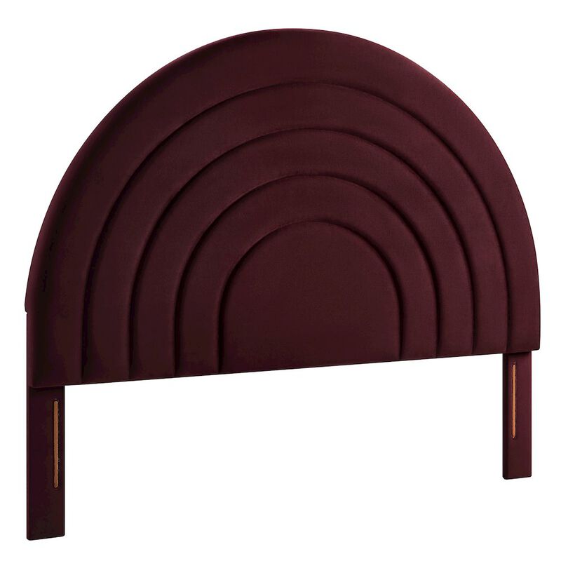 Solana Arched Performance Velvet King Headboard image number 2