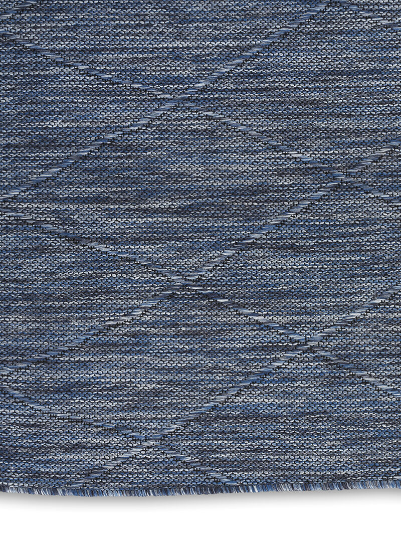 Washable Solutions WSL01 Navy/Blue 5' x 7' Rug