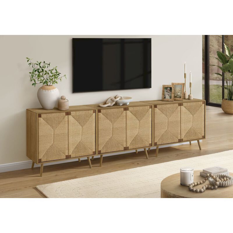Monarch Accent Chest, 36" Wide, 2 Door Cabinet, Storage, Decorative image number 3