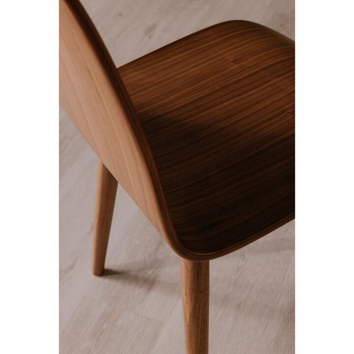 Moe’s Lissi Dining Chair Walnut