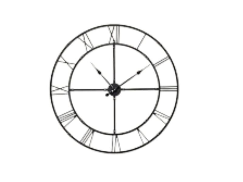 32 Inch Large Wall Clock Living Decor Easy Assembly KD Silent Non Ticking Modern image number 0