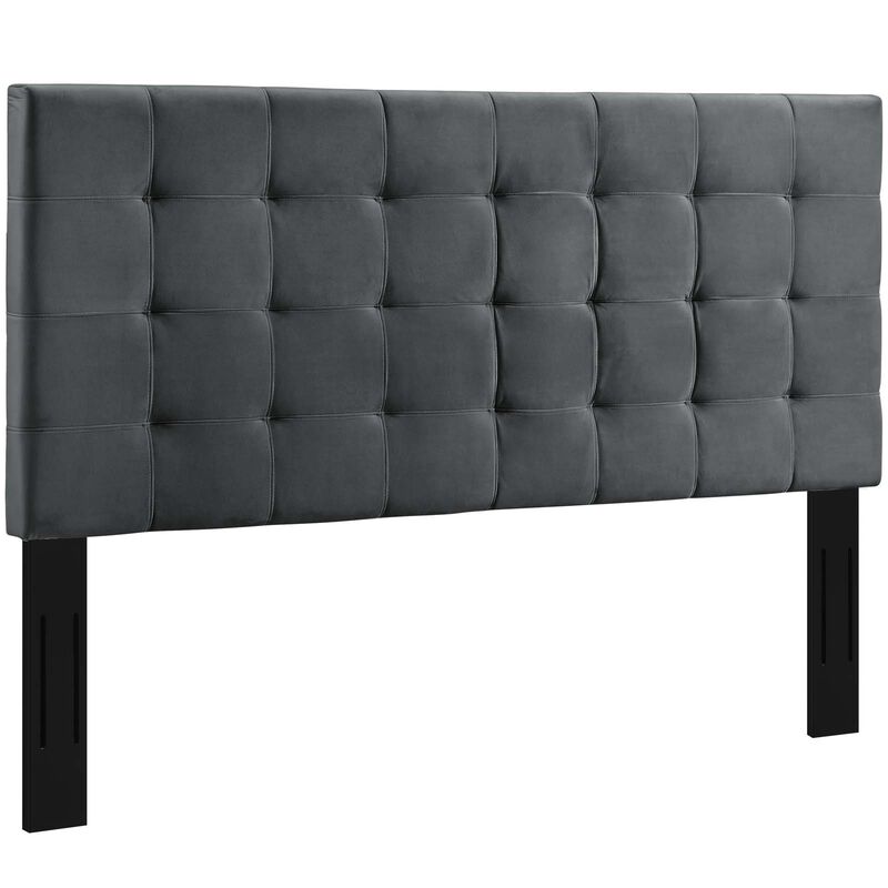 Modway - Paisley Tufted Full / Queen Upholstered Performance Velvet Headboard image number 1