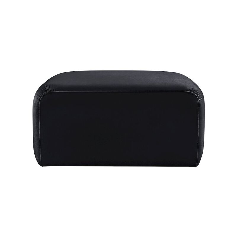 Meridian Furniture Arc Vegan Leather Ottoman
