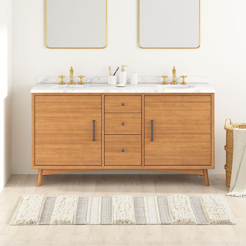 INK+IVY Woven Texture Stripe Bath Rug