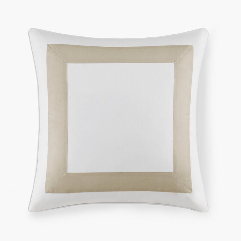 Gracie Mills Davidson Natural Linen European Pillow Sham