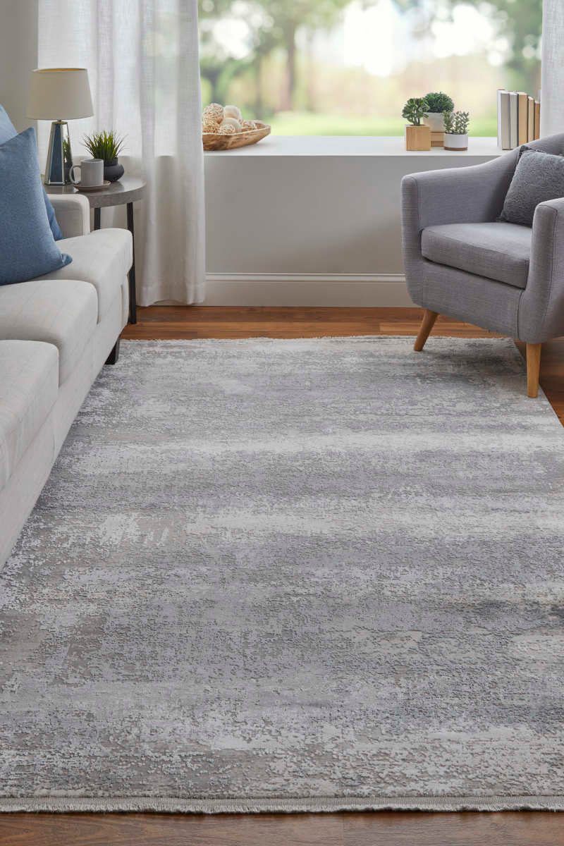Cadiz 3888F Light Gray 3'1" x 5' Rug image number 1