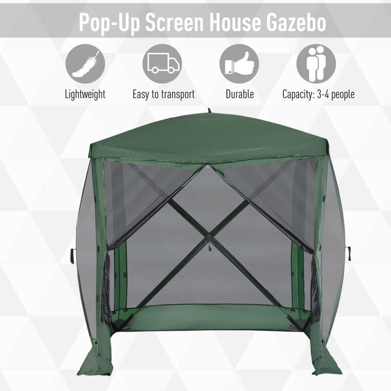Hivvago Easy Setup Camping Canopy Tent image number 5