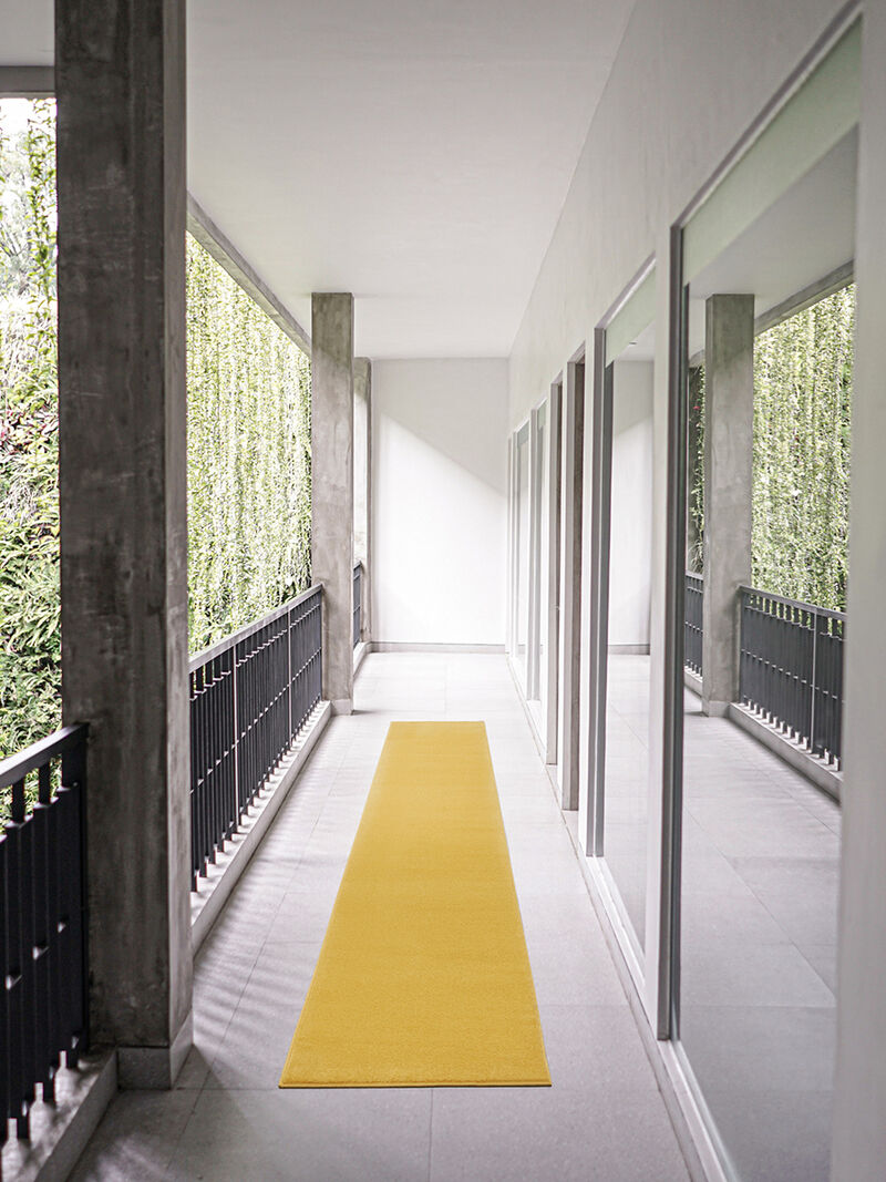 Nourison Essentials NRE01 Yellow 2'2" x 18' Rug