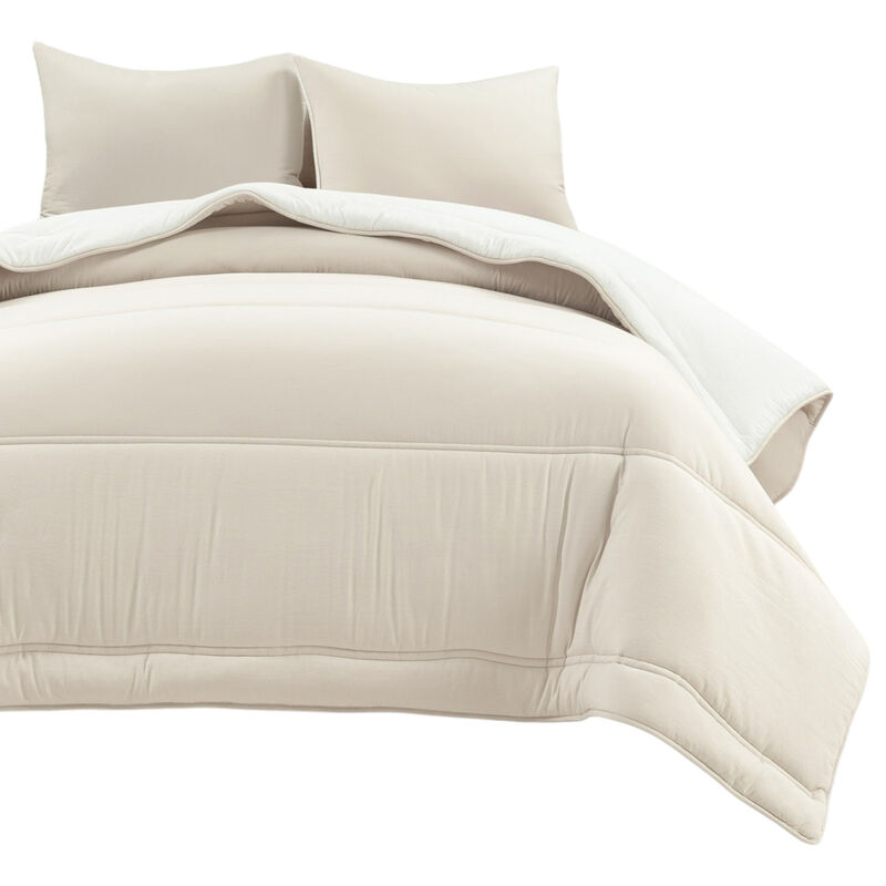 All-Season Lightweight Quilted Comforter Set – Reversible & Cozy