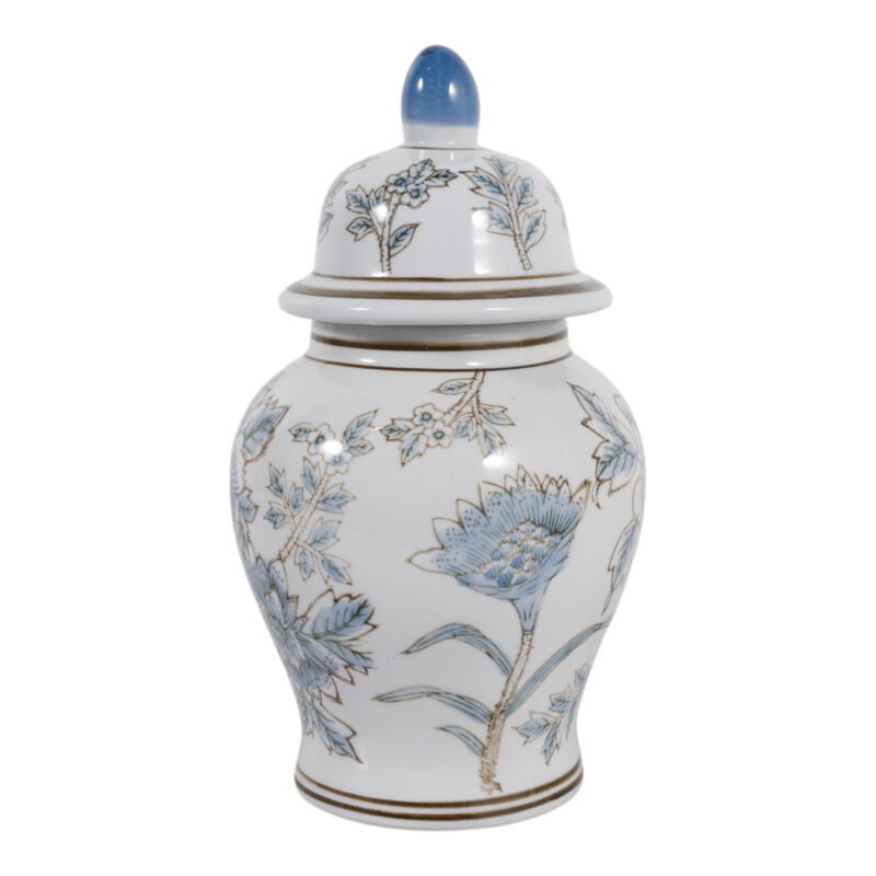 10x6" Floral Temple Jar image number 3