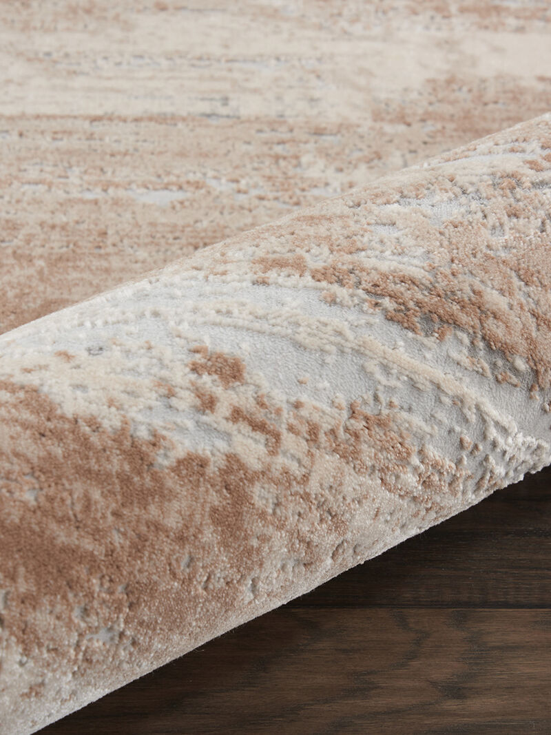 Rustic Textures RUS03 Beige 3'11" x 5'11" Rug