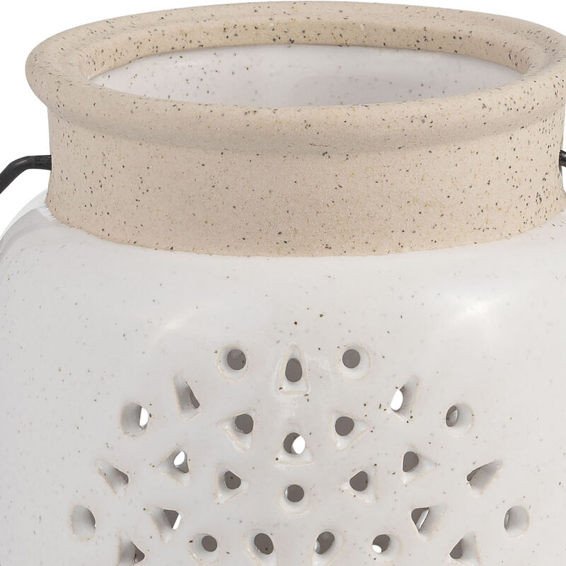 Flower Cut-Out Lantern