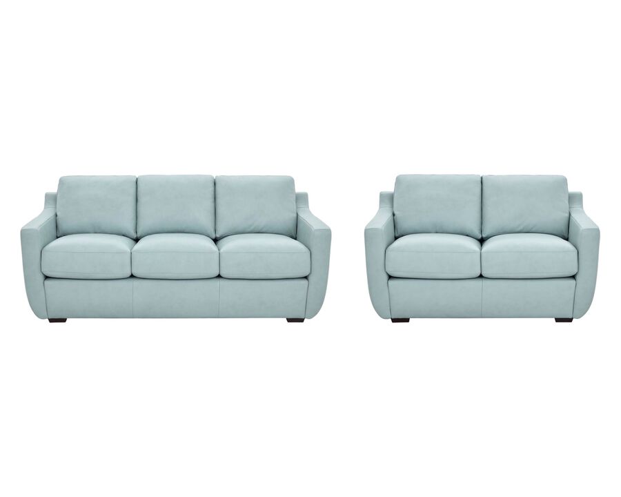 Ajax Aqua Sofa & Loveseat
