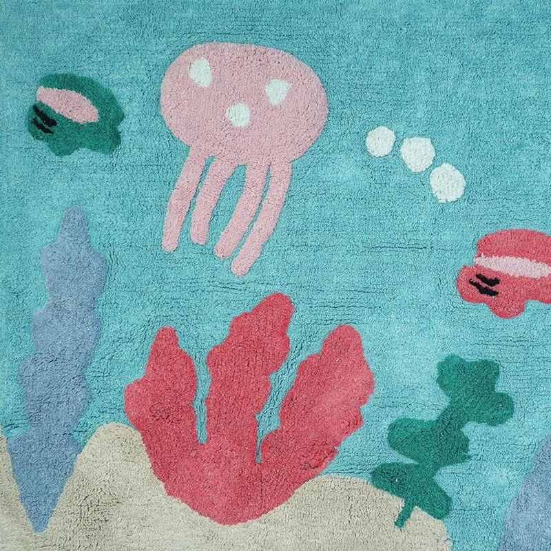 HomeRoots Starfish Youthful Washable Area Rug image number 2