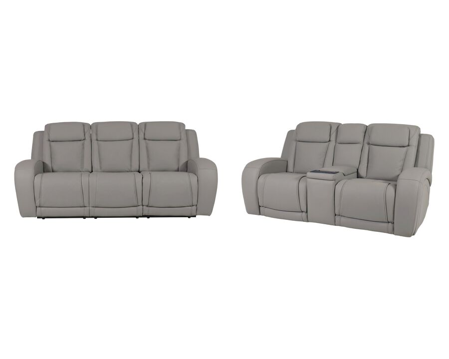 Bowden Power Leather Immersive Sofa & Loveseat