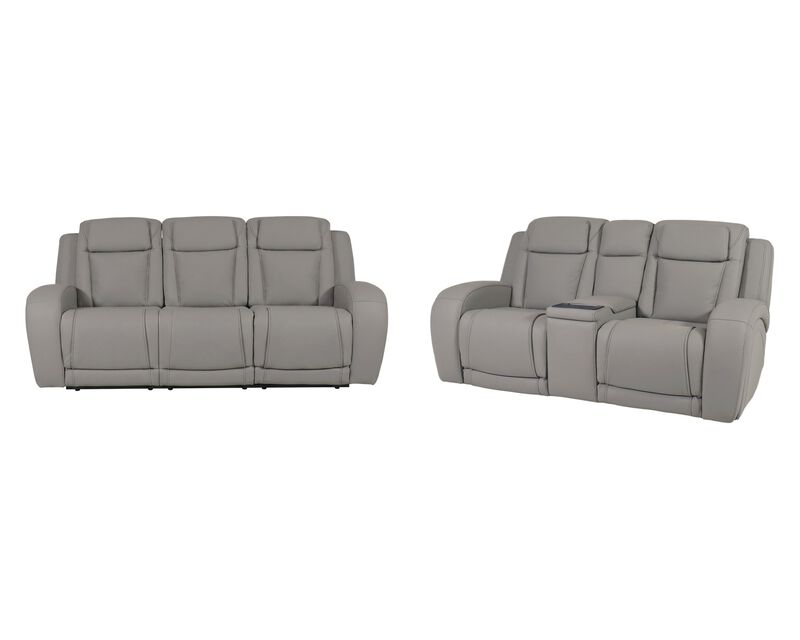 Bowden Power Leather Immersive Sofa & Loveseat image number 0